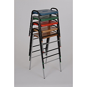Flat top stool - Lacquered