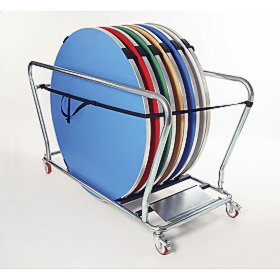 Round Folding Table Trolley