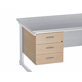 Everyday Fixed Pedestal - 3 shallow drawers