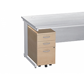 Everyday Underdesk pedestal- 2 shallow, 1 filing drawer